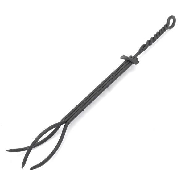 Twisted Rope Fireplace Tongs