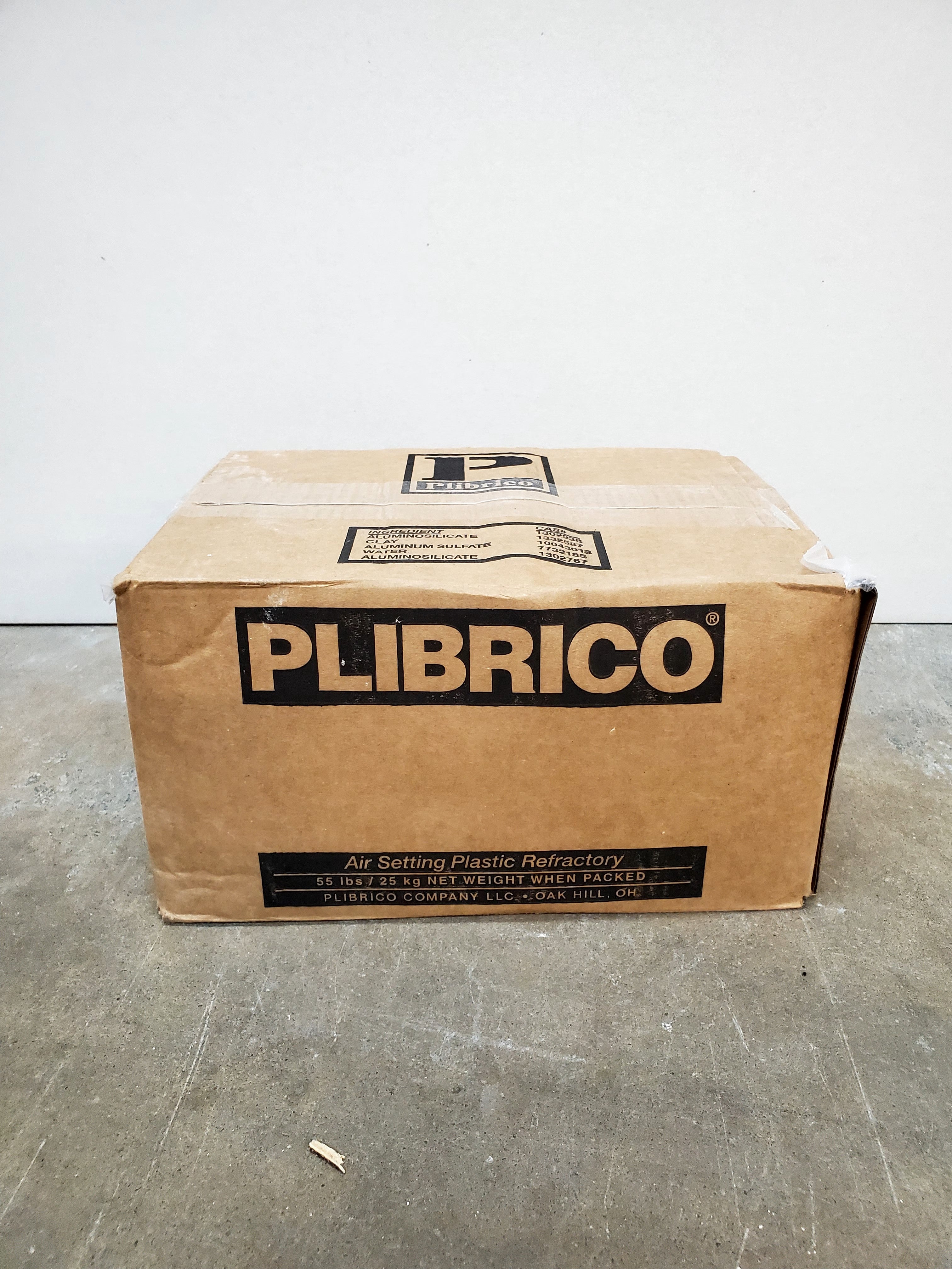 Plibrico 80 Airbond A Super Duty class of air bond plastic refractor